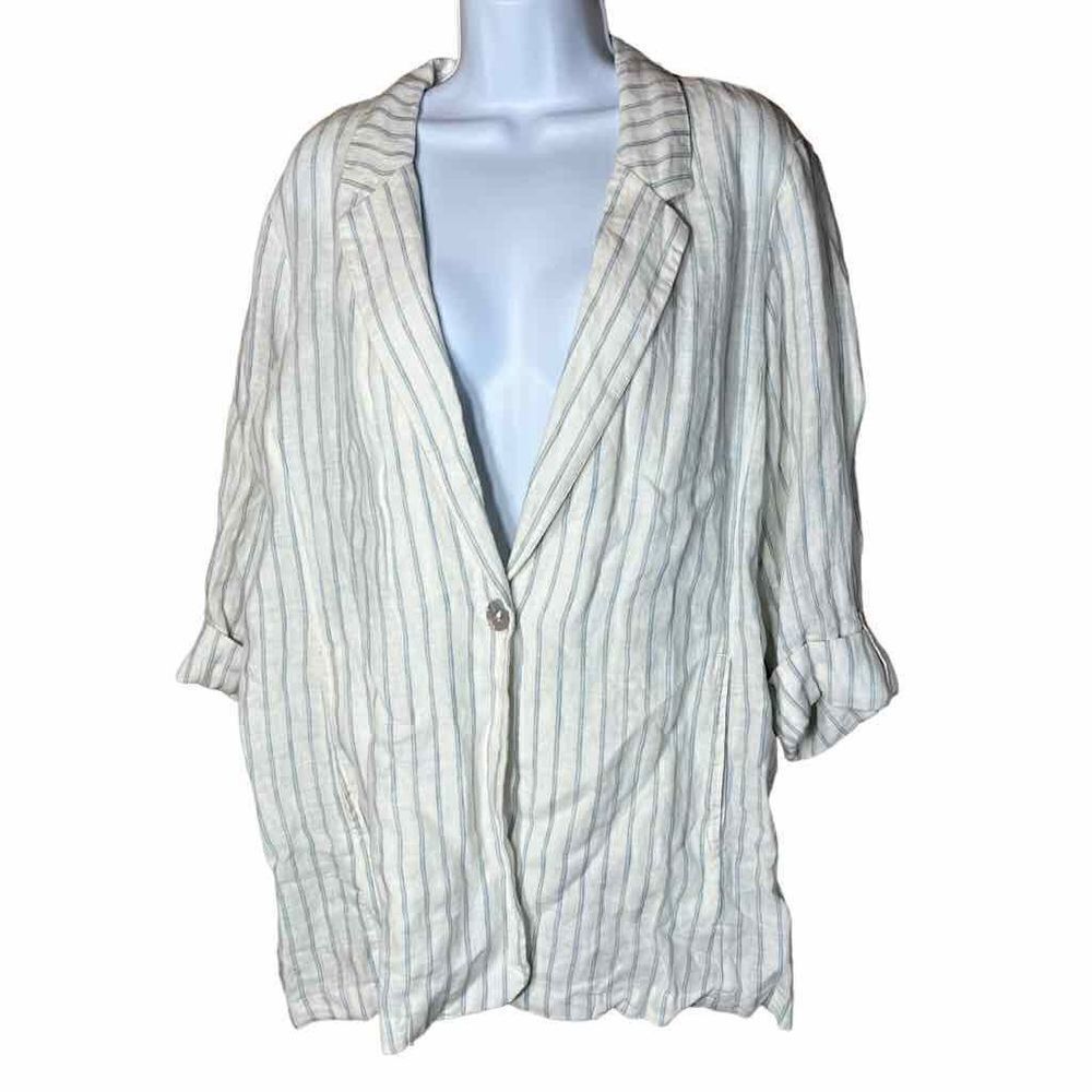 C&C California 100% Linen Blazer Size Large